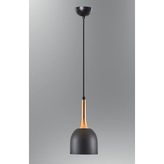 Mylights Retro Rustik Tekli Sakıt Avize Siyah Başlık - Ahşap - 1