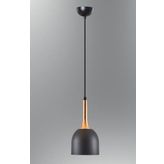 Mylights Retro Rustik Tekli Sakıt Avize Siyah Başlık