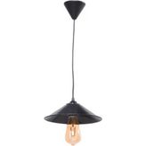 Mylights Retro Rustik Vintage Metal Sarkıt Tekli Avize - Ahşap - 1