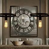 Mylights Retro Sıralı İkili Avize Kafes Avize En 60 Cm