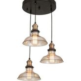Mylights Retro Vintage 3lü Sarkıt Avize