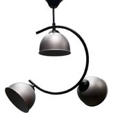 Mylights Rustik Üçlü Gri Başlıklı Avize - 3