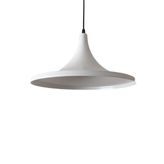 Mylights Spor Beyaz İçi Beyaz Metal Sarkıt Avize 36Cm En