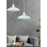 Mylights Tek Fiyatıdır Metal Beyaz Sarkıt Avize Modern Spor Avize 35cm