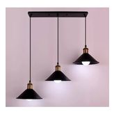 Mylights Üçlü Metal Retro Rustik Masa Üstü Sıralı Avize Sarkıt Avize