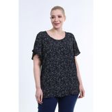 Myline Volanlı Kısa Kol Bluz