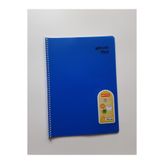 Mynote Flex A4 Defter, 40 Yaprak, Kareli, Mavi, Spiralli