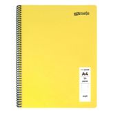 MyNote Flex Pastel Çizgili Defter A4 120 Yaprak Sarı