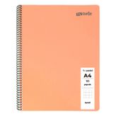MyNote Flex Pastel Kareli Defter A4 120 Yaprak Turuncu