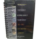 Mynote SMILEY10012 Ajanda 17X24 Sip. 100 Yp. - -- - DESEN