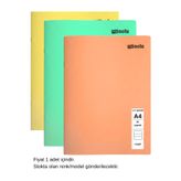 Mynote TEXT PASTEL DEFTER A4 40 YAPRAK ÇİZGİLİ 1 ADET