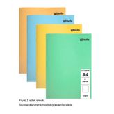 Mynote TEXT PASTEL DEFTER A4 80 YAPRAK ÇİZGİLİ 1 ADET
