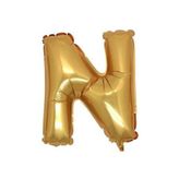N Harf Altın 100 cm Folyo Balon