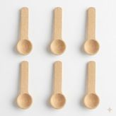 Nacario 6 Adet Mini Ahşap Baharat Kaşığı Seti - Doğal Kayın Ağacı Yuvarlak Uçlu Baharatlık Kaşığı, Tuz, Şeker Ölçeği - 7 cm Küçük Dekoratif Tahta Kaşık