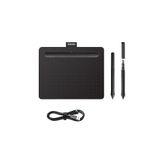 Nacario Wacom CTL-4100WLK-N Intuos S Çizim Tableti Siyah USB Bağlantı Özellikleri ile Uyumlu