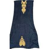 Nakış İşlemeli Kadife Elbiselik Kumaş 300X150cm 0011