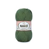 Nako 11253 5 Adet Haki Yeşil Pırlanta Amigurumi El Örgü İpi Yünü