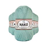Nako 12297 5 Adet Çağla Yeşili Pırlanta Amigurumi El Örgü İpi Yünü
