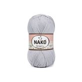Nako Pırlanta Amigurumi El Örgü İpi 100 gr 130 Gri