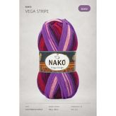 NAKO Vega Stripe Ebruli Örgü Ipi 82412