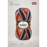 NAKO Vega Stripe Ebruli Örgü İpi 82417