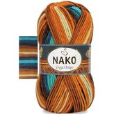 NAKO Vega Stripe Ebruli Örgü İpi 83601