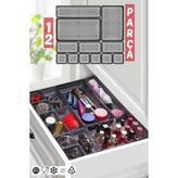 Nandy Home 12 Parça Çekmece İçi, Düzenleyici, Organizer Set Gri