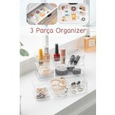 Nandy Home 3 Parça Çekmece İçi, Çok Amaçlı Düzenleyici Organizer Seti