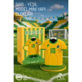 Nandy Home Sarı - Yeşil Forma Model Karakter Figürü 3D Yapı Oyuncakları - 733 Parça