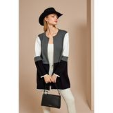 Naramaxx 63 Triko Ceket - Gri - XL