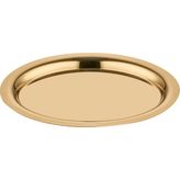 Narin Oval Tabak - Gold Titanyum - 26 x 19 cm