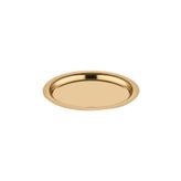 Narin Oval Tabak - Gold Titanyum - 31 x 23 cm