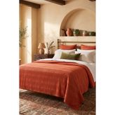 Nart Home %100 Pamuk Bordürlü Tek Kişilik Pike Kiremit 160x230