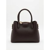Nas Bag Mini Çiçekli Charmlı Kadın Çapraz Çanta Kahve 1539