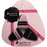 Nascita Pro Rubycell Trio – 3’lü Makyaj Pufu - Siyah - Beyaz