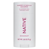Native Cherry & Vanilla Macaron Alüminyumsuz Stick Deodorant 75Gr
