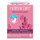 Natracare Ultra Kanatlı Ekstra 10'lu Ped