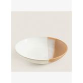 Naturally Çukur Tabak 21cm Bej