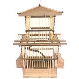 NATURBİRDS 2 KATLI SAKA KANARYA KAFESİ ( BAMBU)