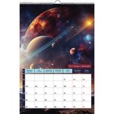 Naturel Basım 2027 Uzay / Space Duvar Takvimi