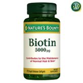 Nature's Bounty Biotin 5000 mcg 10x72 Kapsül