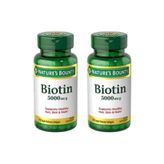 Nature's Bounty Biotin 5000 mcg 2x72 Kapsül