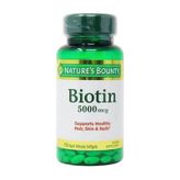Natures Bounty Biotin 5000mg 72 Tablet