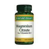 Nature's Bounty Magnesium Citrate Plus Vitamin B6 60 Tablet