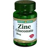 Nature's Bounty Zinc Gluconate 10 mg 100 Tablet