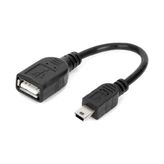 Navidata 5 Pin Mini USB Otg Kablo V3 5 Pin Otg USB Çevirici Kablo 2 Adet - Siyah