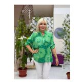 NC15420 İtalyan Coton Bluz Yeşil