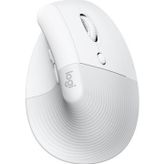 NCK Lift Kablosuz Ergonomik Dikey Mouse, 57° Dikey Açı, 4000 Dpı, Sessiz, Küçük ve Orta Eller Için, Bluetooth, Logi Bolt USB Alıcı, 24 Ay Pil Ömrü, Beyaz