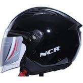 Ncr 236 Yarım Yazlık Kask Siyah - XL