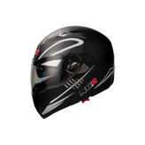 NCR Çene Açılır Kask Monster Siyah Ece Belgeli